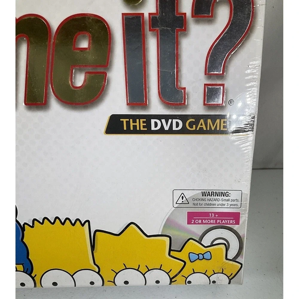 Scene It? The Simpsons Deluxe Edition DVD/HD Video Game 2009 Trivia Board Game
